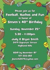personalized fiesta bowl party invitation